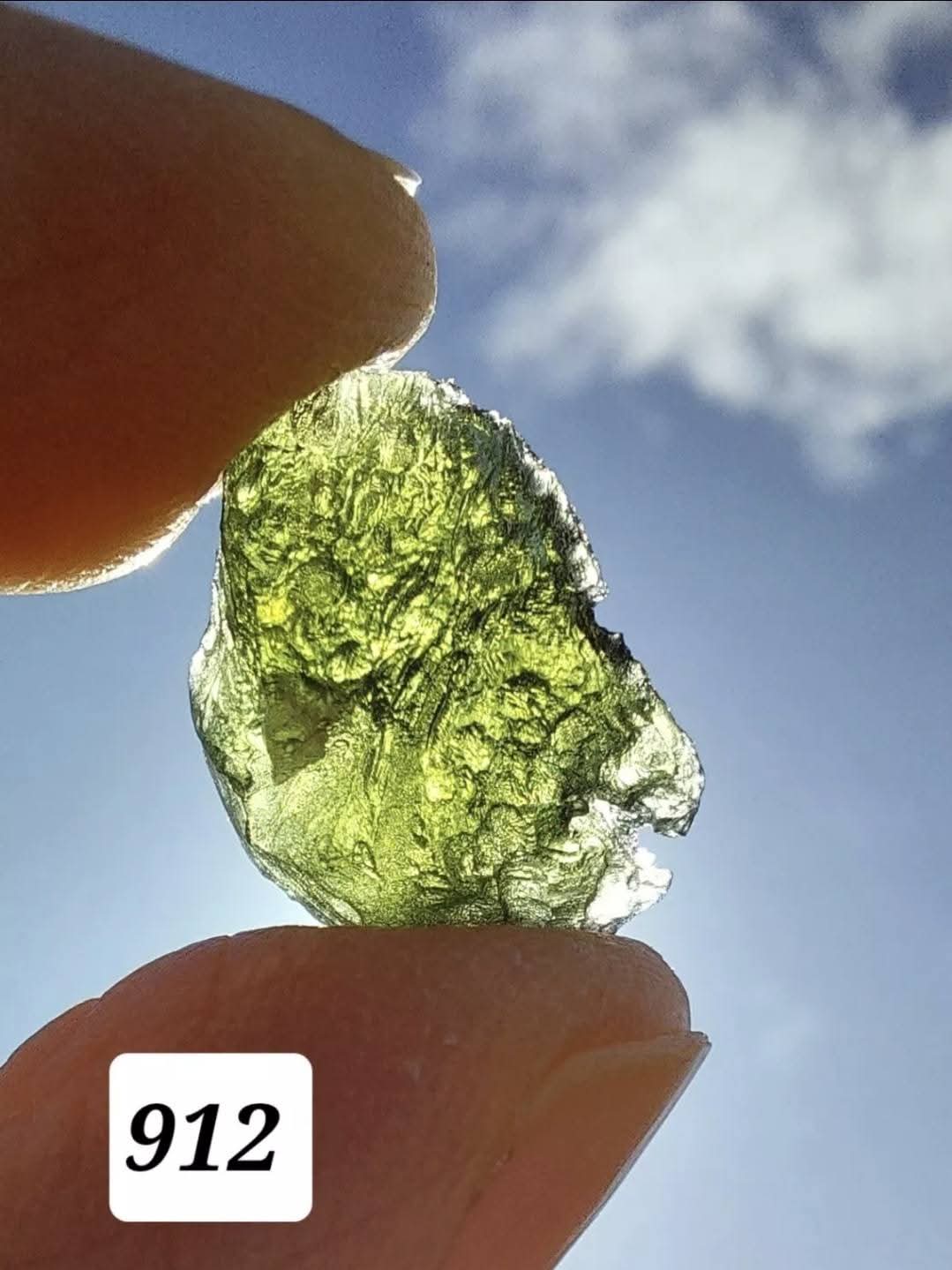 Moldavite Piece, 2.05g. Tektite (Ref: 912)