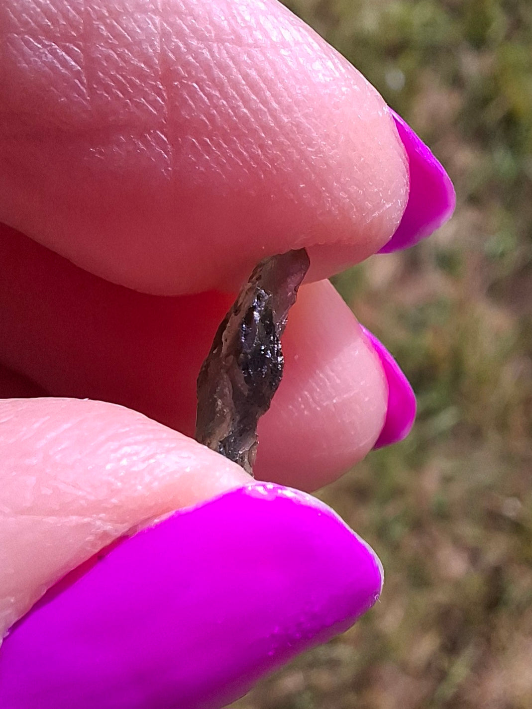 Moldavite small Piece, 0.30g, Tektite (Ref: 1437)