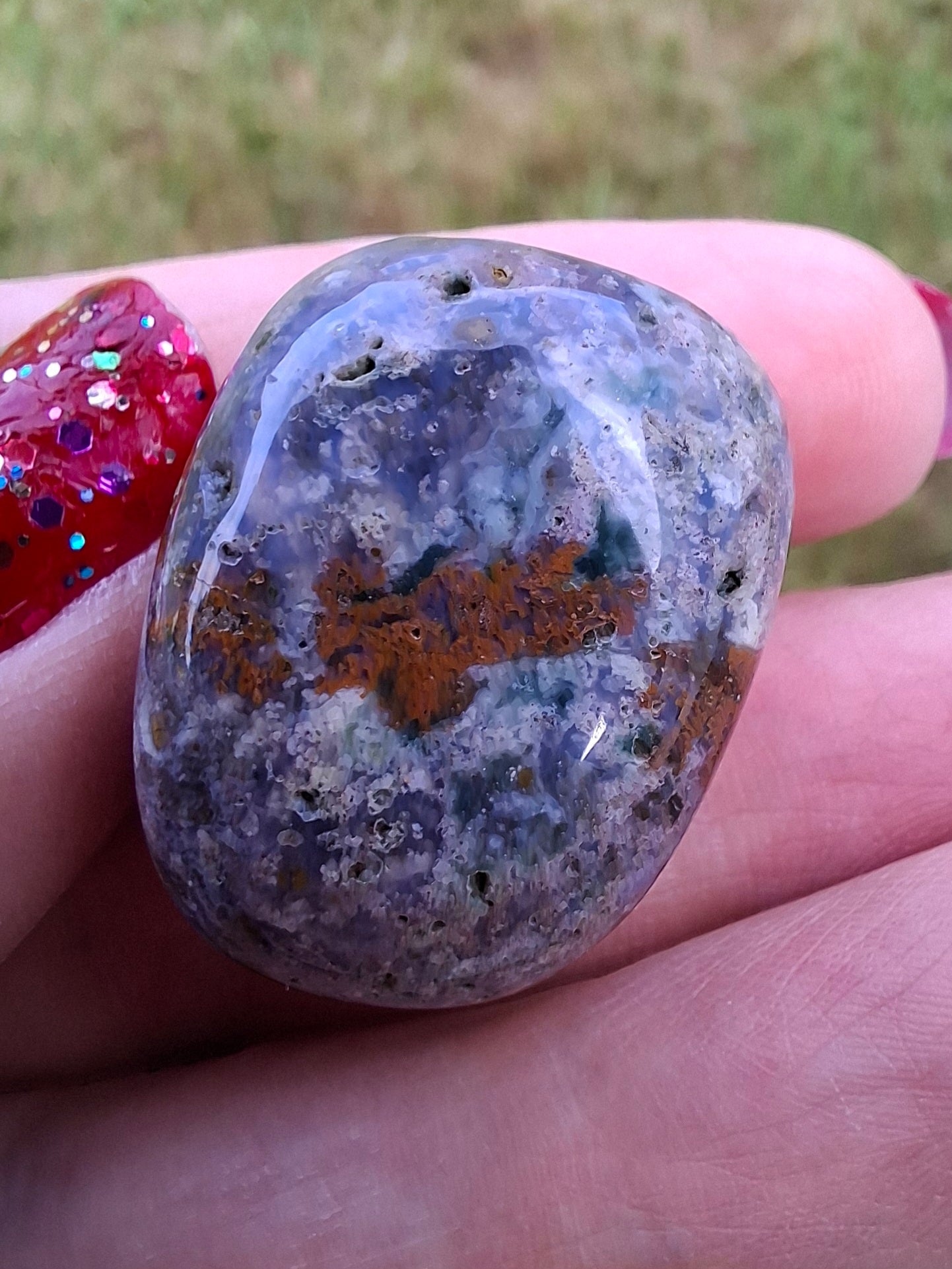 Ocean Jasper, Tumble Stone, Crystal (Ref: T205)