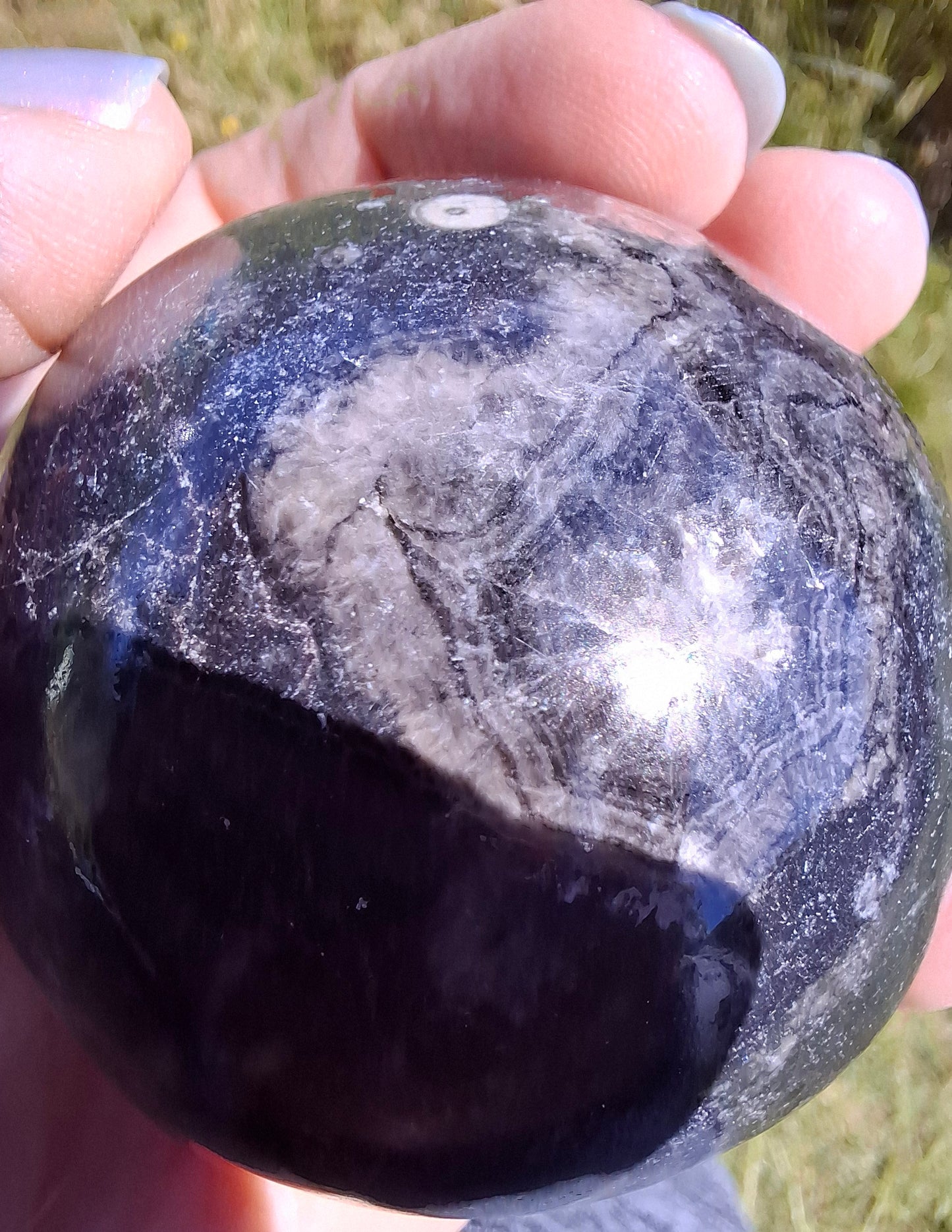 Orthoceras Sphere, Fossil (Ref: OS3)