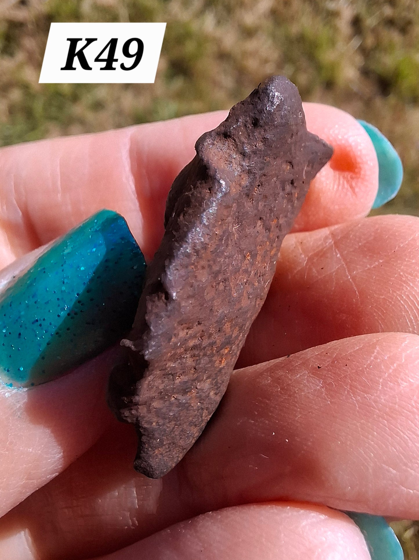 Gebel Kamil Iron Meteorite, 17.54g (Ref: K49)