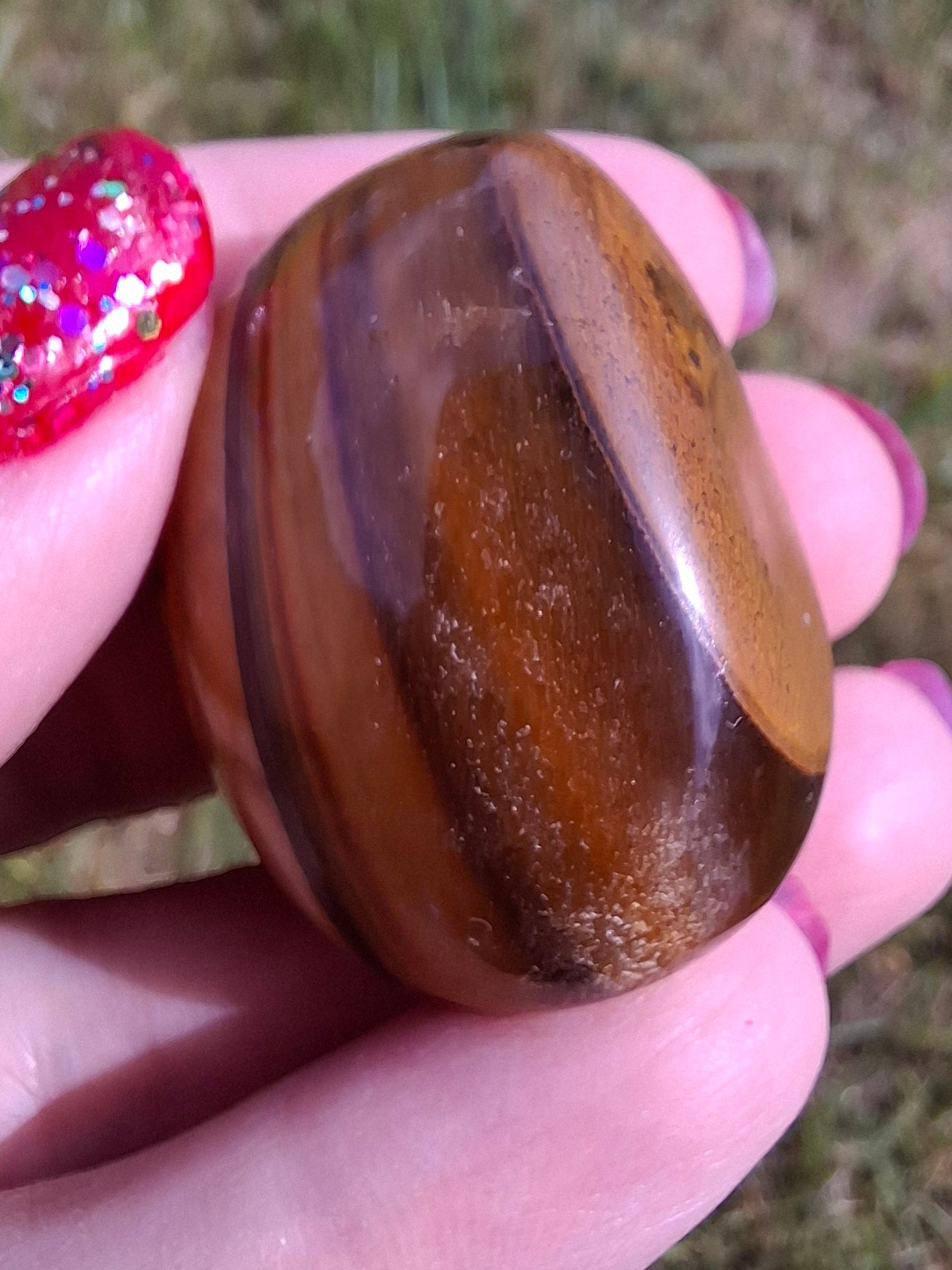 Tigers Eye, Tumble Stone, Crystal (Ref: T134)