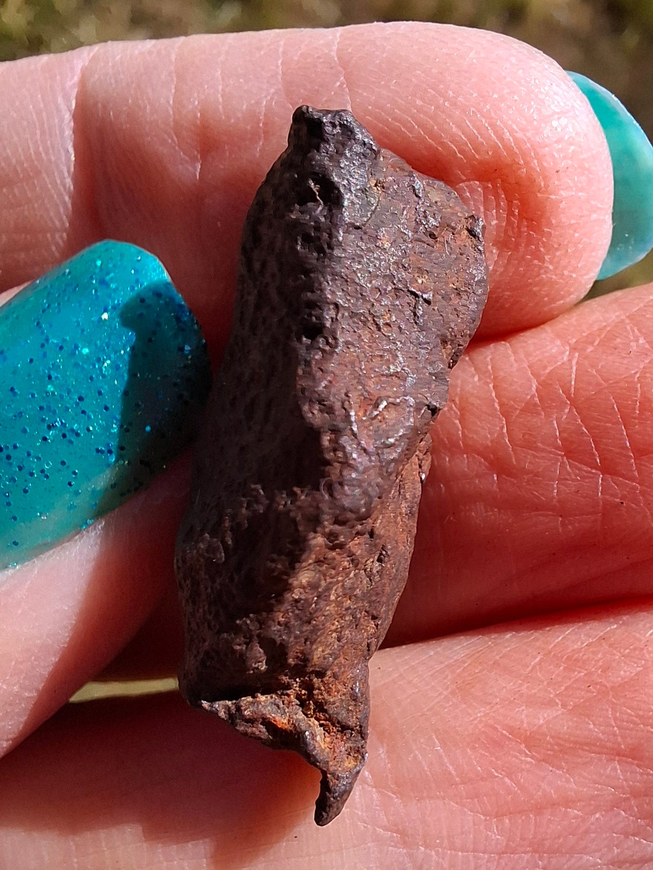 Gebel Kamil Iron Meteorite, 13.55g (Ref: K43)