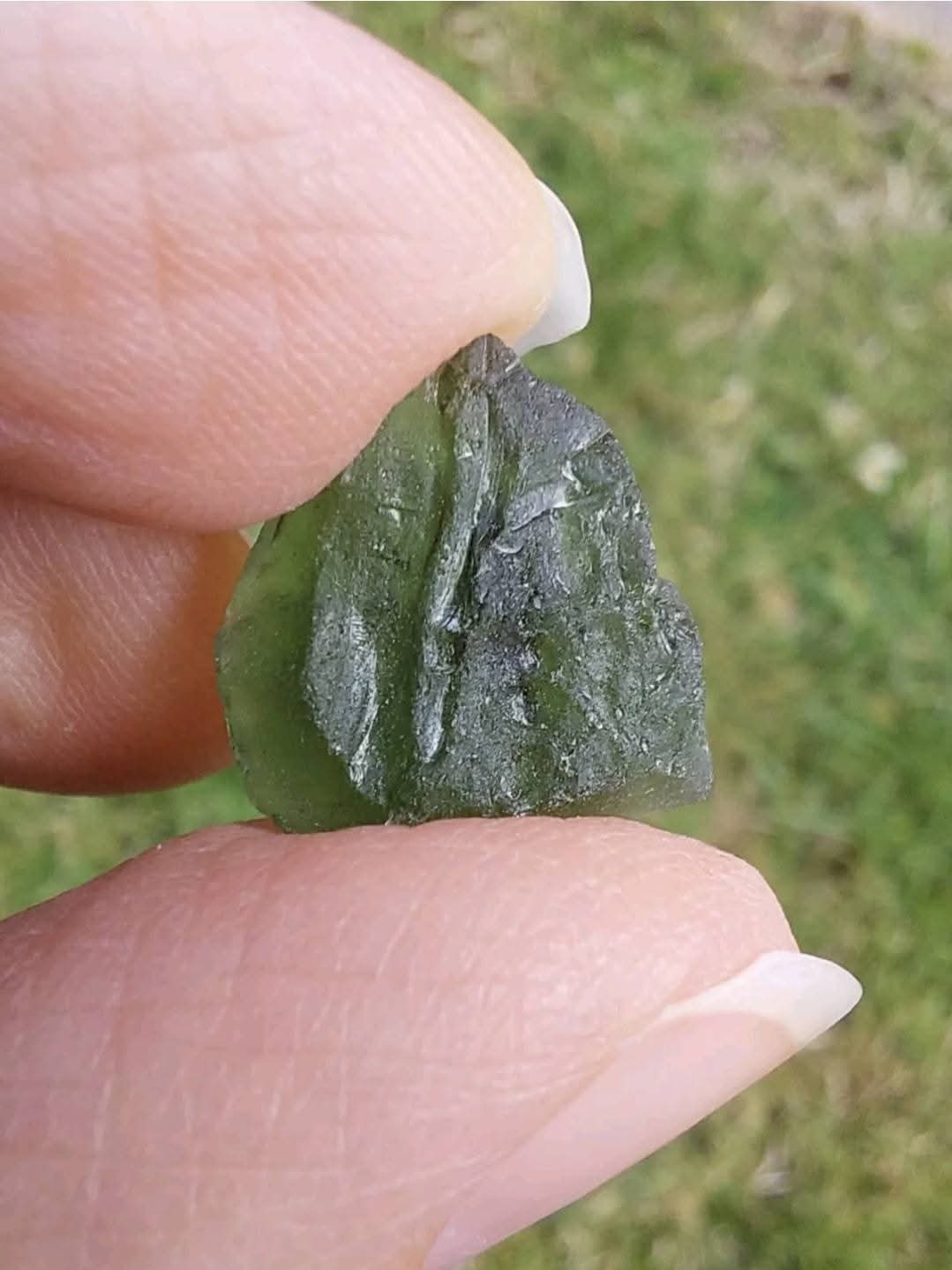 Moldavite Piece, 1.40g, Tektite (Ref: E219)