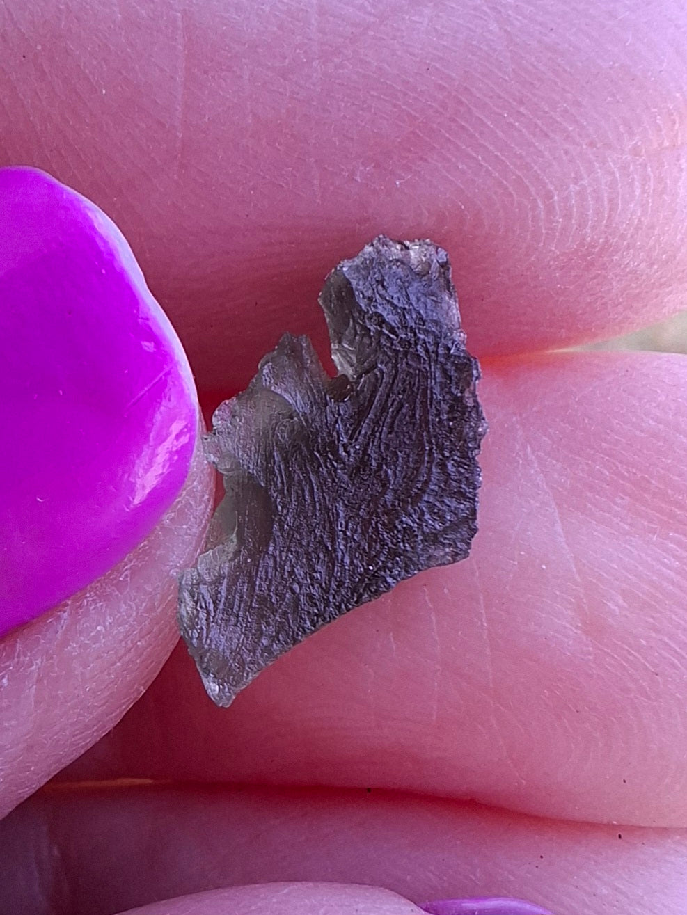 Moldavite Piece, 0.51g, Tektite (Ref: 1450)