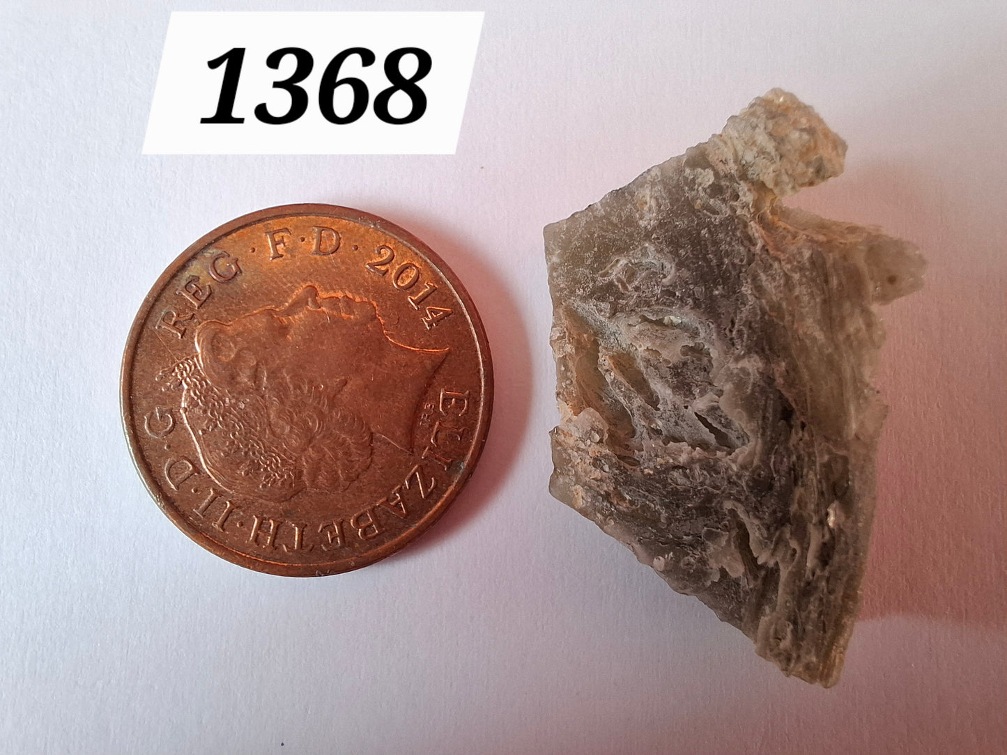 Moldavite Piece, SNOWFLAKE, FROSTED, BARTOCHOV, 3.47g, Tektite (Ref: 1368)