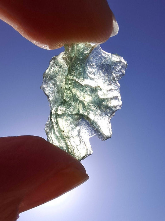 Moldavite Piece, PARYZ, 1.54g, Tektite (Ref: 1360)