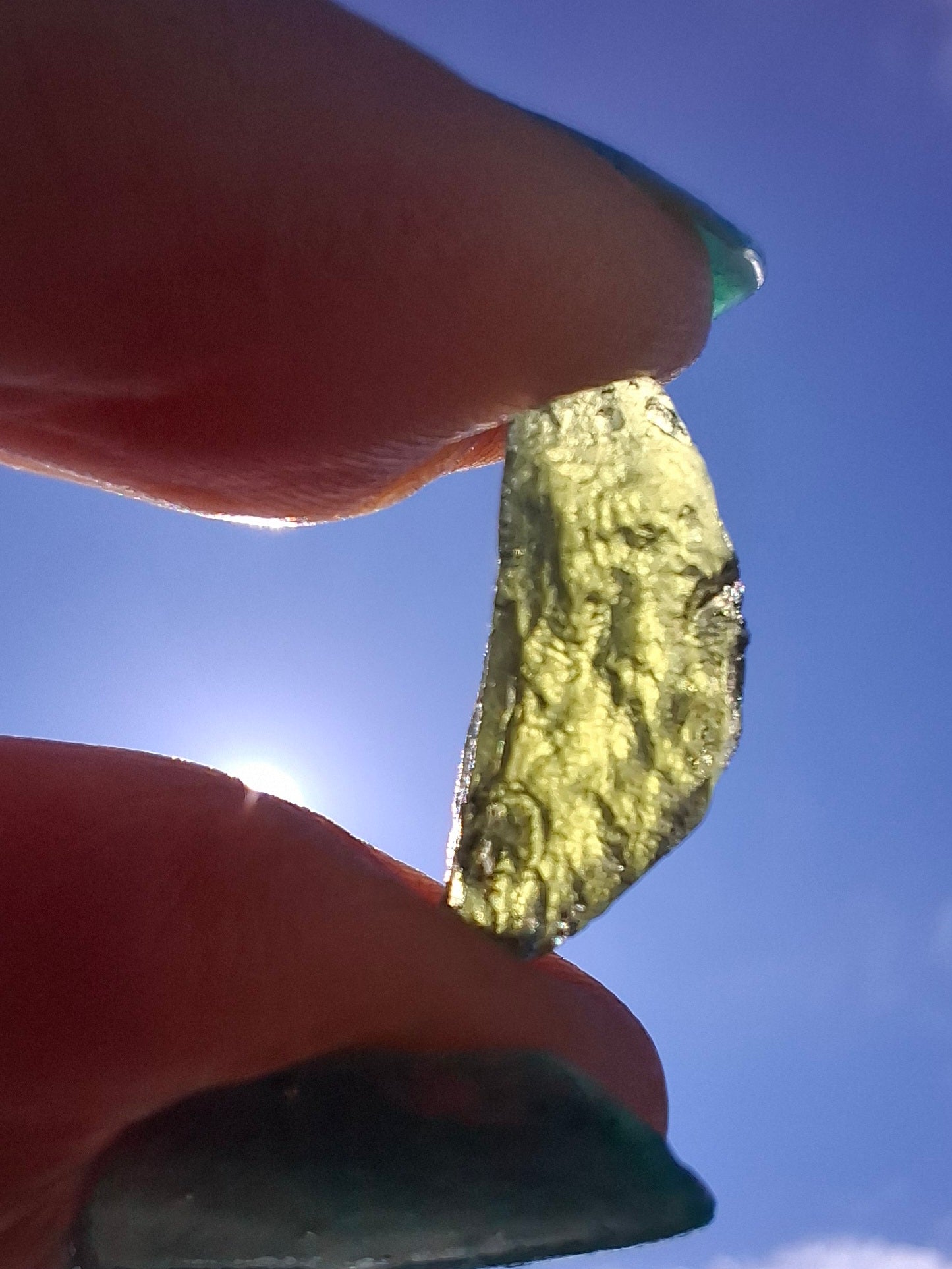 Moldavite Piece, 1.03g, Tektite (Ref: 1416)