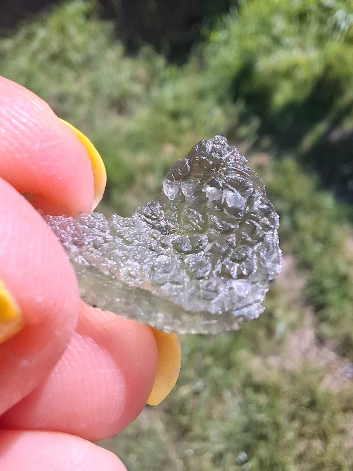 Moldavite Piece, 1.03g, Tektite (Ref: 1516)