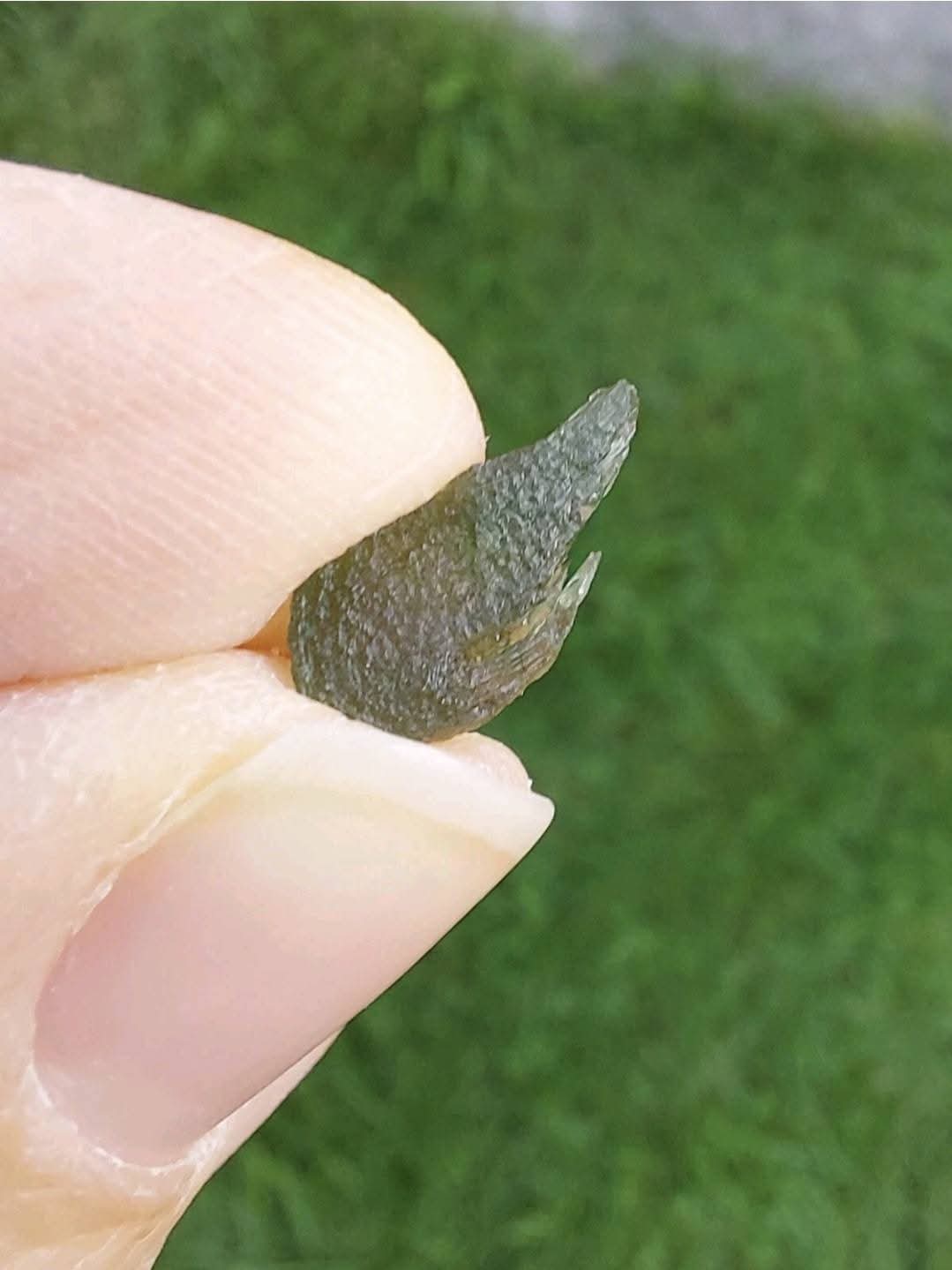 Moldavite Piece, 0.59g, Tektite (Ref: 892)