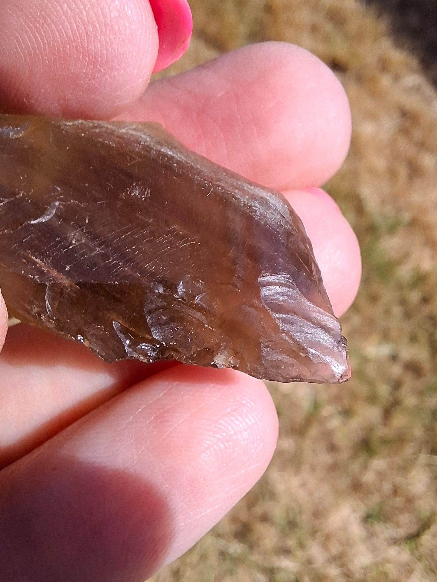 Libyan Desert Glass (darker) Piece, 8.34g, Tektite (Ref: L1370)