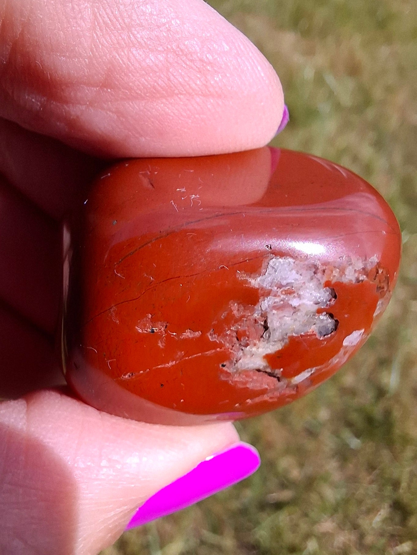 Red Jasper, Tumble Stone, Crystal (Ref: T87)