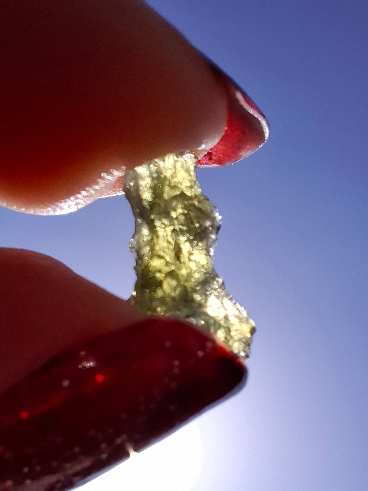 Moldavite small Piece, 0.34g, Tektite (Ref: 1476)