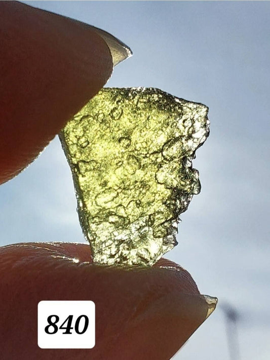 Moldavite Piece, NESMEN LES, 0.62g, Tektite (Ref: 840)