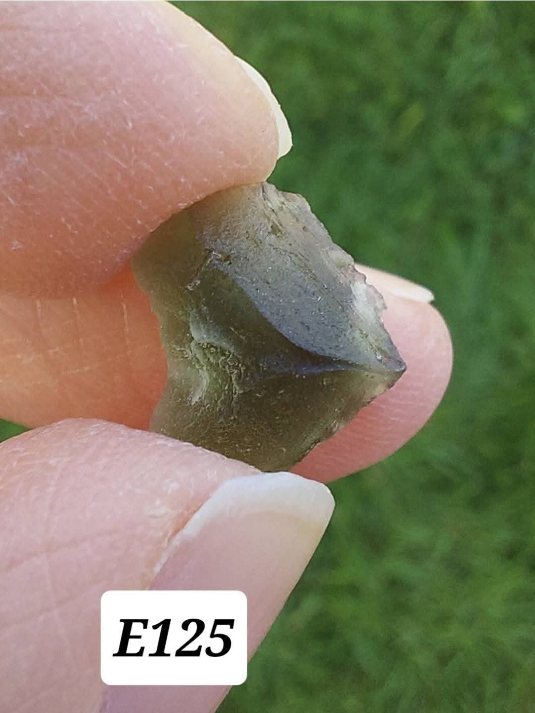 Moldavite Piece, 0.78g, Tektite (Ref: E125)