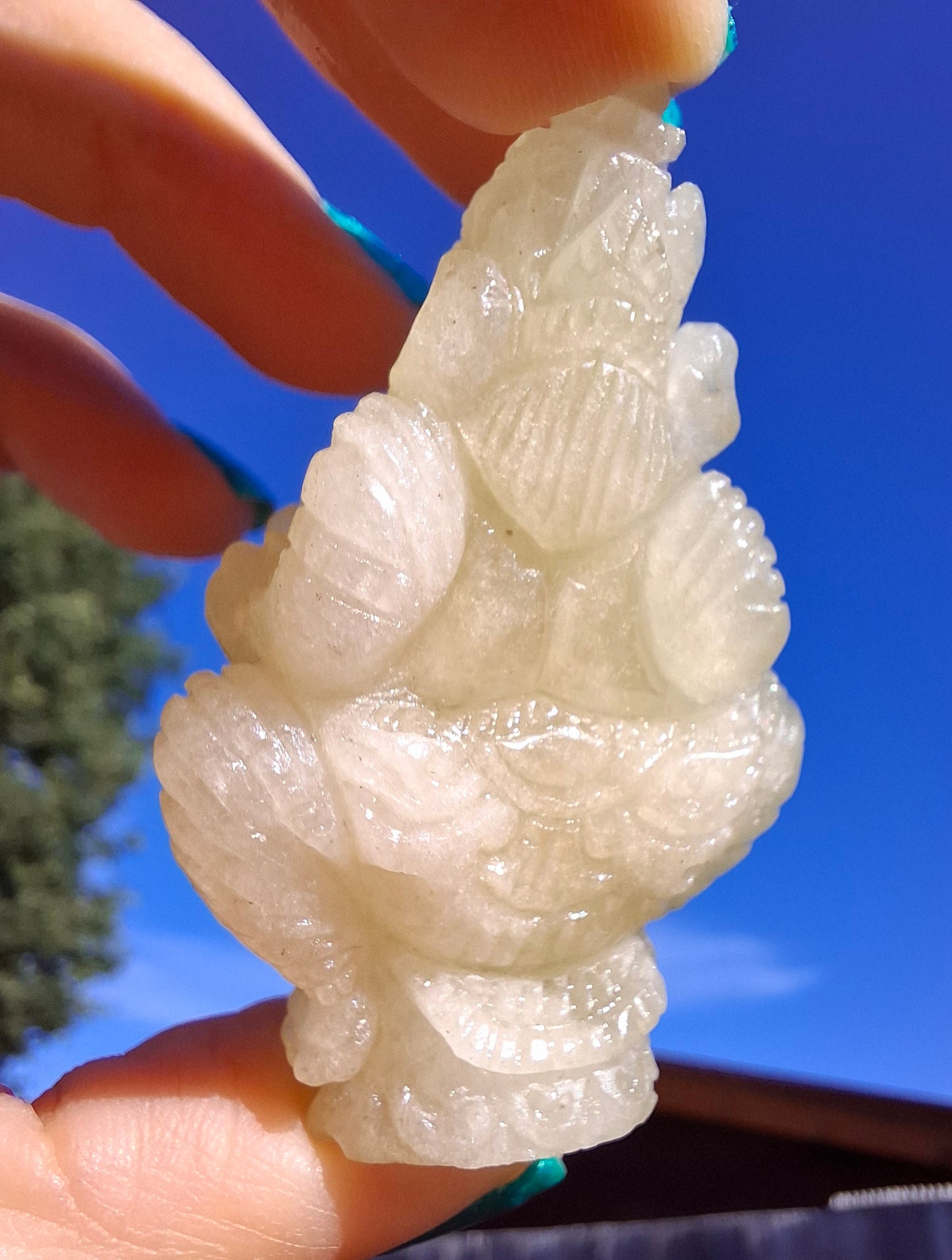 Libyan Desert Glass GANESHA craving, 31.21g, Tektite (Ref: Ganesha2)