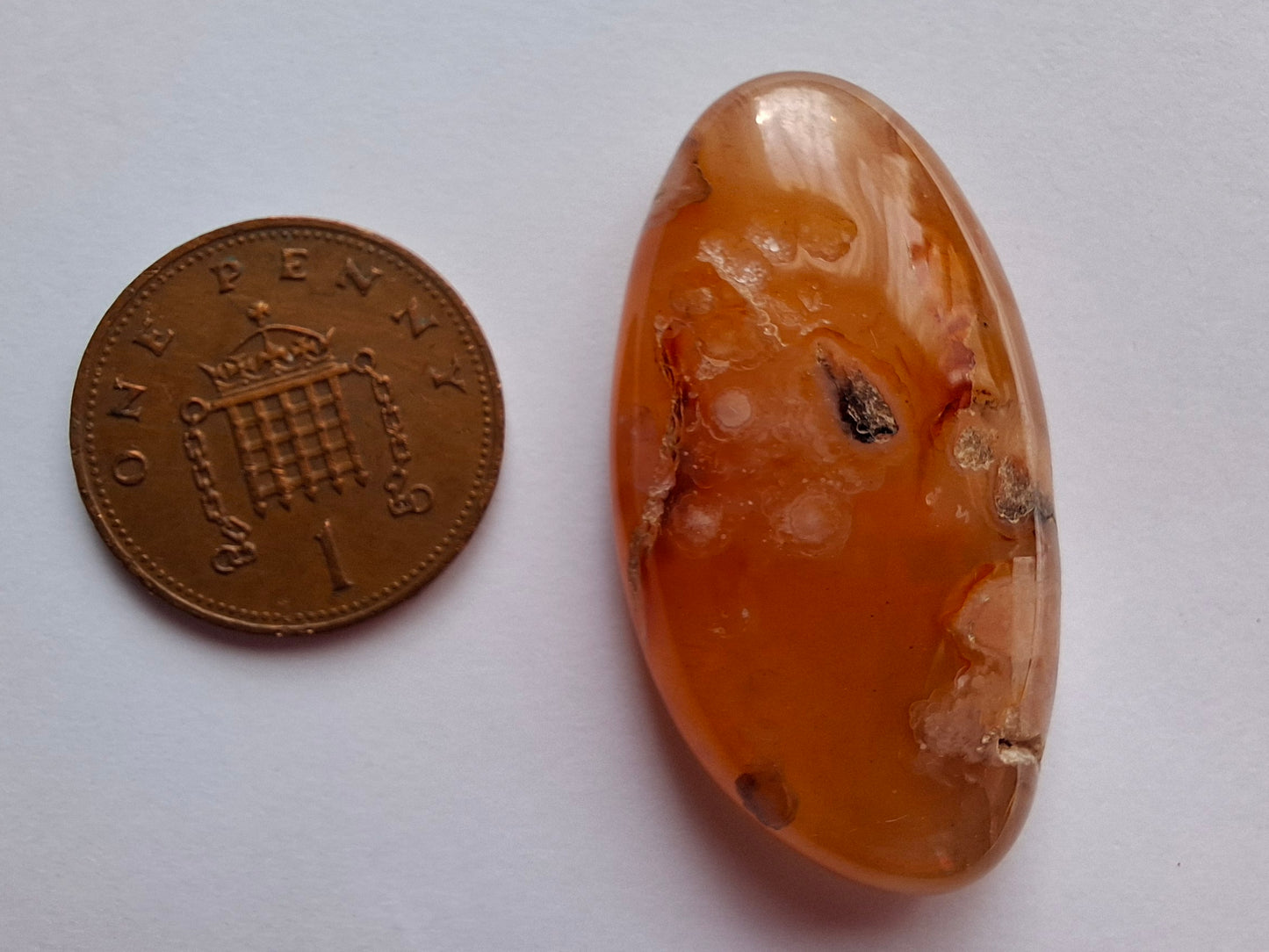 Carnelian, Tumble Stone, Crystal (Ref: T64)