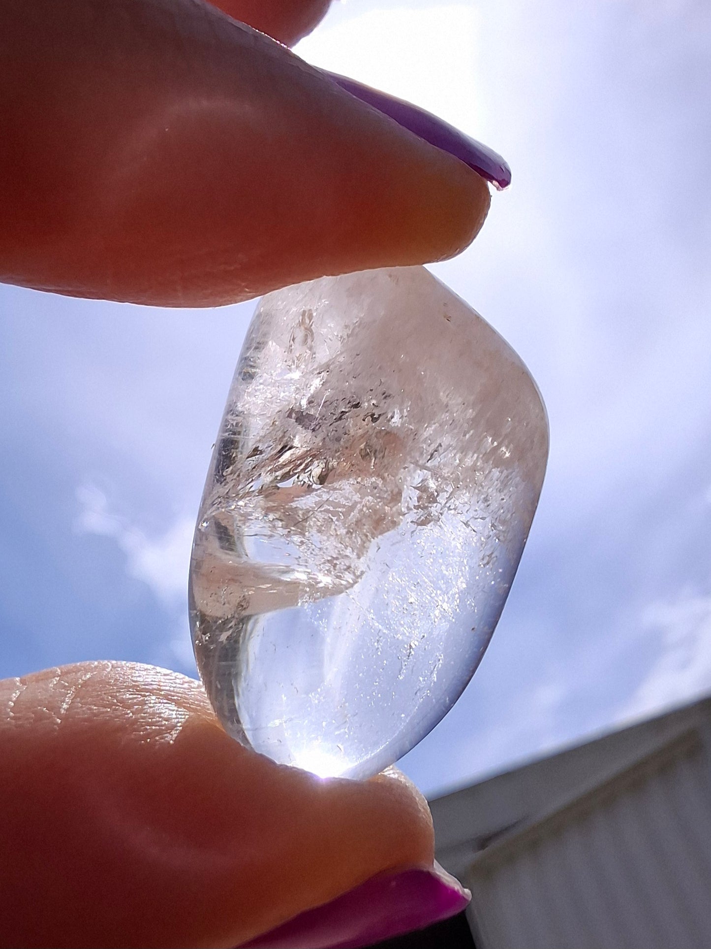 Clear Quartz, Tumble Stone, Crystal (Ref: T28)