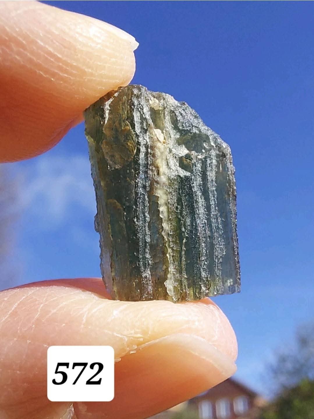 Moldavite Piece, 1.46g, Tektite (Ref: 572)
