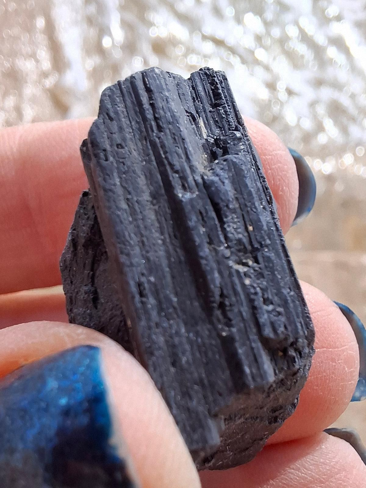 Black Tourmaline RAW, 12.40g, Crystal (Ref: RBT2)