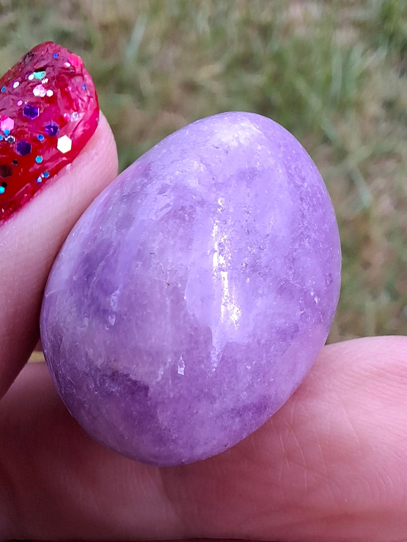 Lepidolite, Tumble Stone, Crystal (Ref: T118)