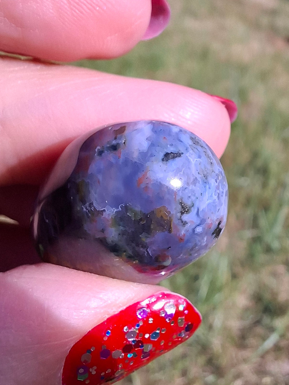 Ocean Jasper, Tumble Stone, Crystal (Ref: T201)