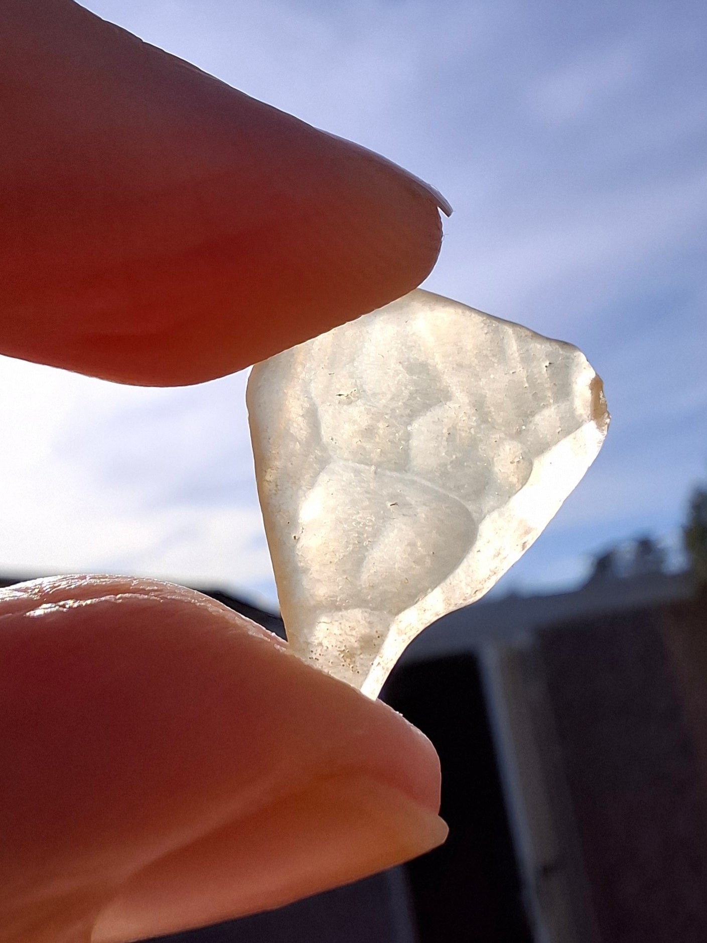 Libyan Desert Glass small Piece, 1.10g, Tektite (Ref: L1349)