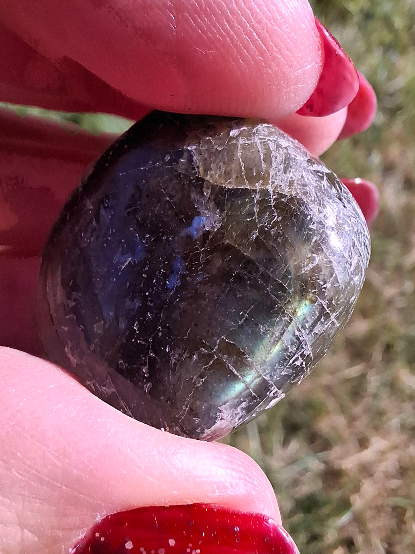 Labradorite, Tumble Stone, Crystal (Ref: T211)