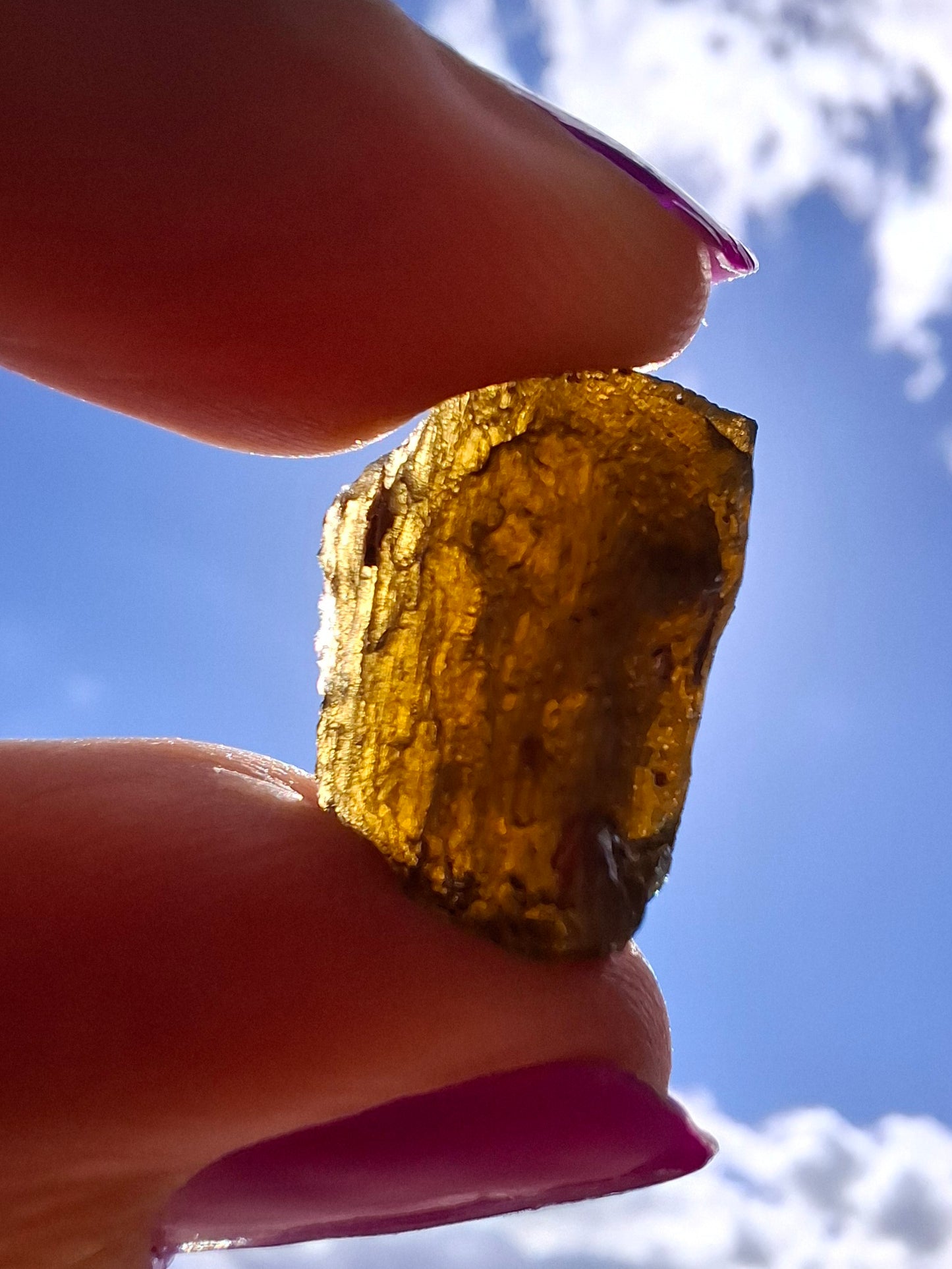 Moldavite Piece, 2.80g, Tektite (Ref: 1432)