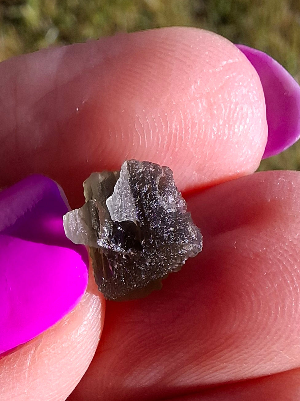 Moldavite Piece, 0.53g, Tektite (Ref: 1446)