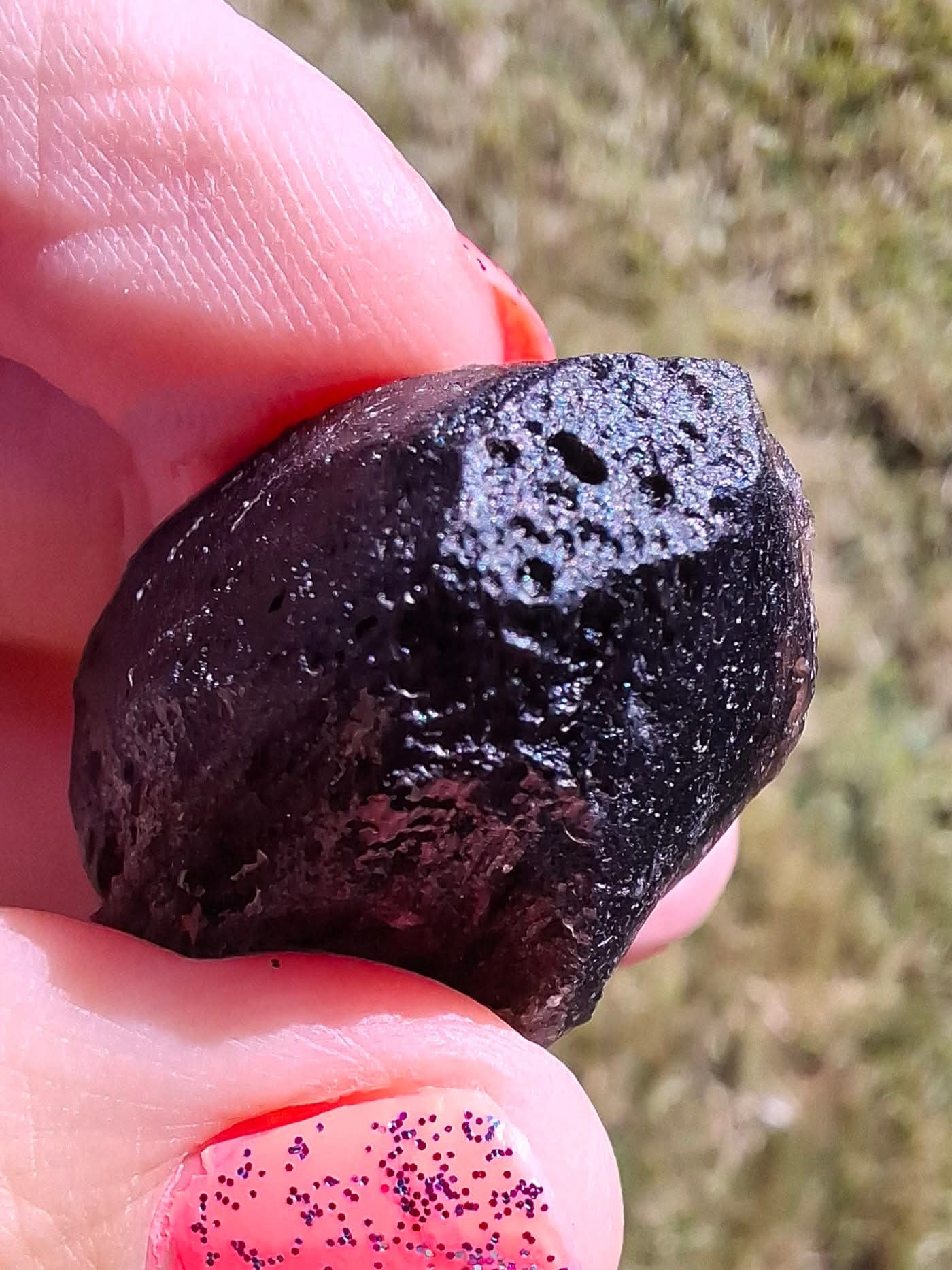 Moldavite Piece, JAKULE, 18.55g, Tektite (Ref: 1172)