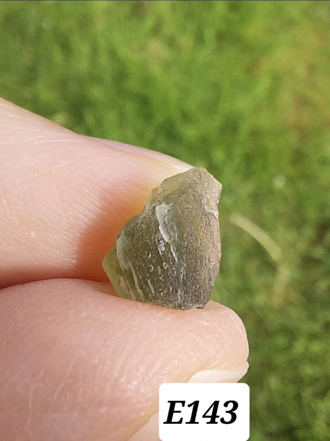 Moldavite Piece, 0.58g, Tektite (Ref: E143)
