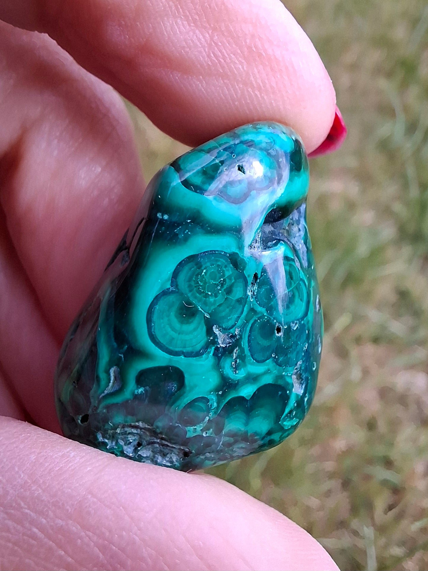 Malachite, Tumble Stone, Crystal (Ref: T157)