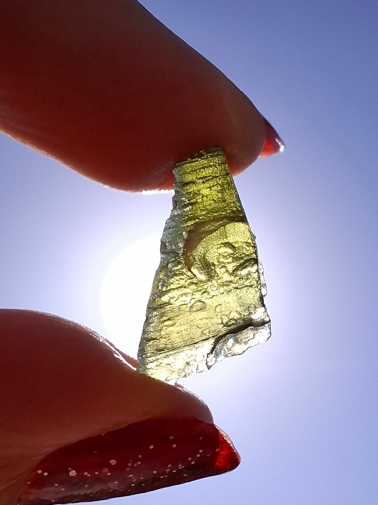 Moldavite Piece, 1.25g, Tektite (Ref: 1470)