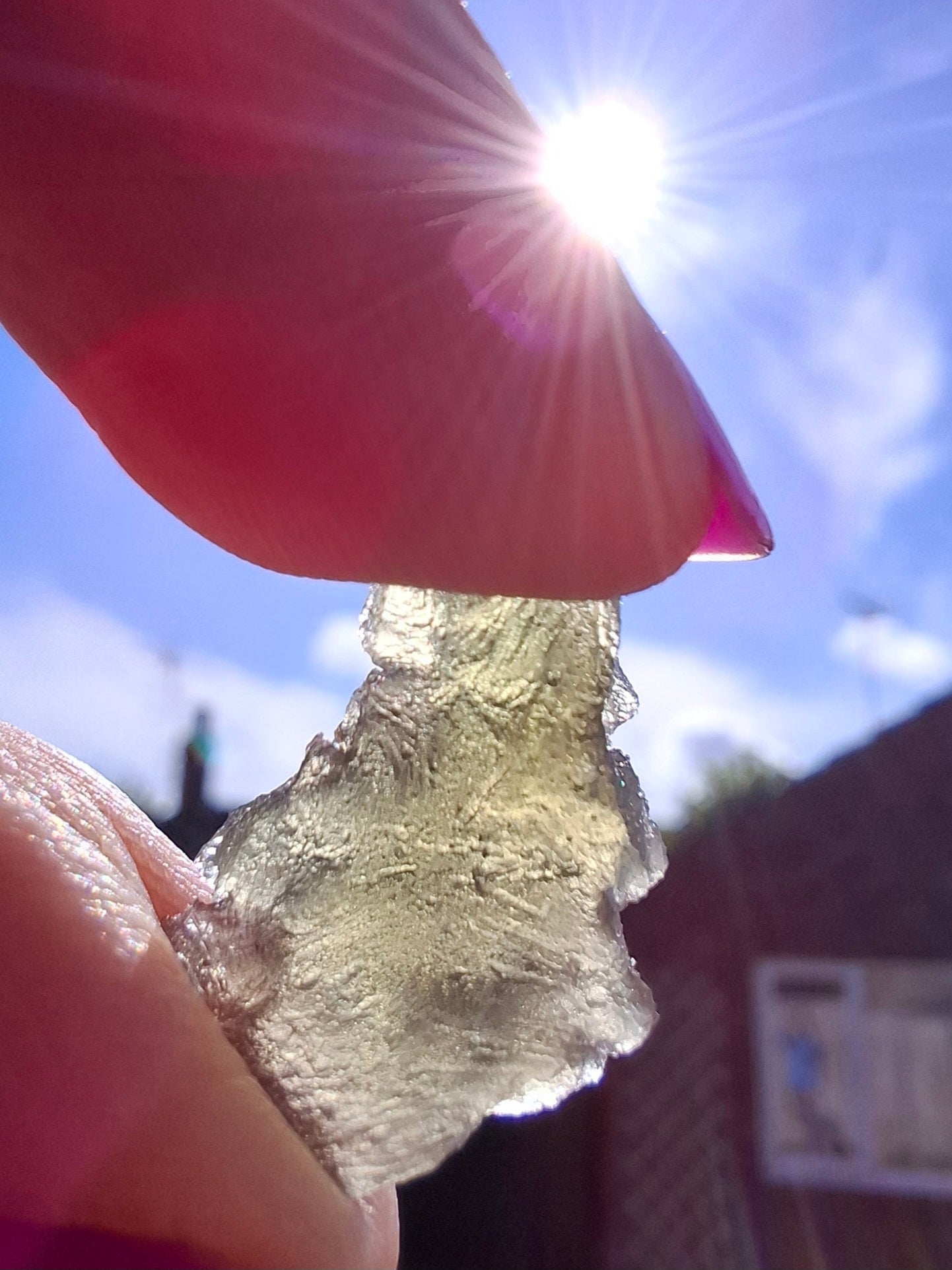 Moldavite Piece, 1.22g, Tektite (Ref: 1464)