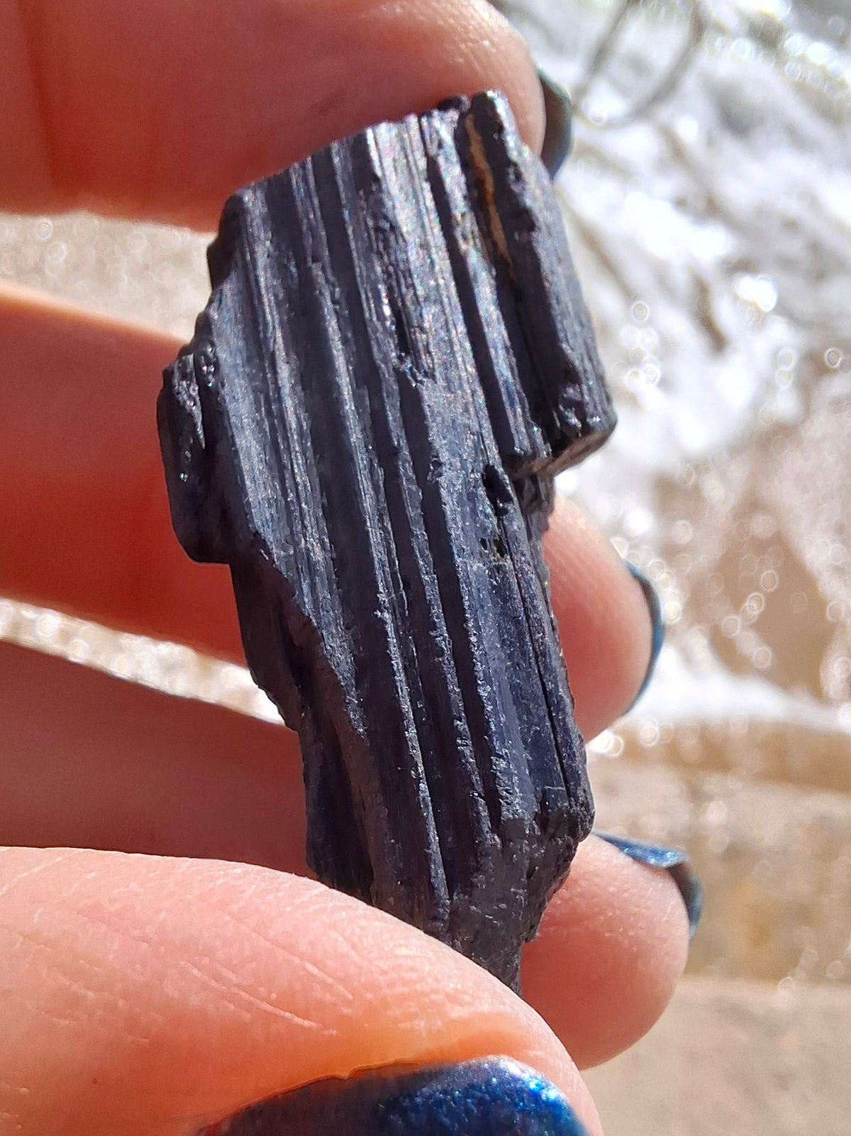 Black Tourmaline RAW, 13.00g, Crystal (Ref: RBT9)