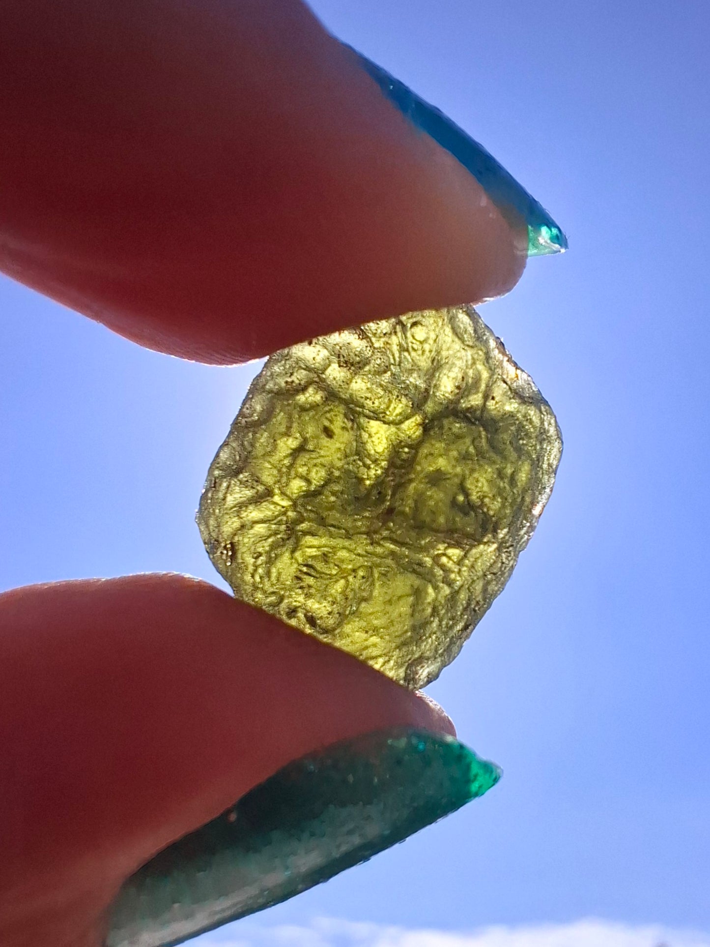 Moldavite Piece, 2.34g, Tektite (Ref: 1414)