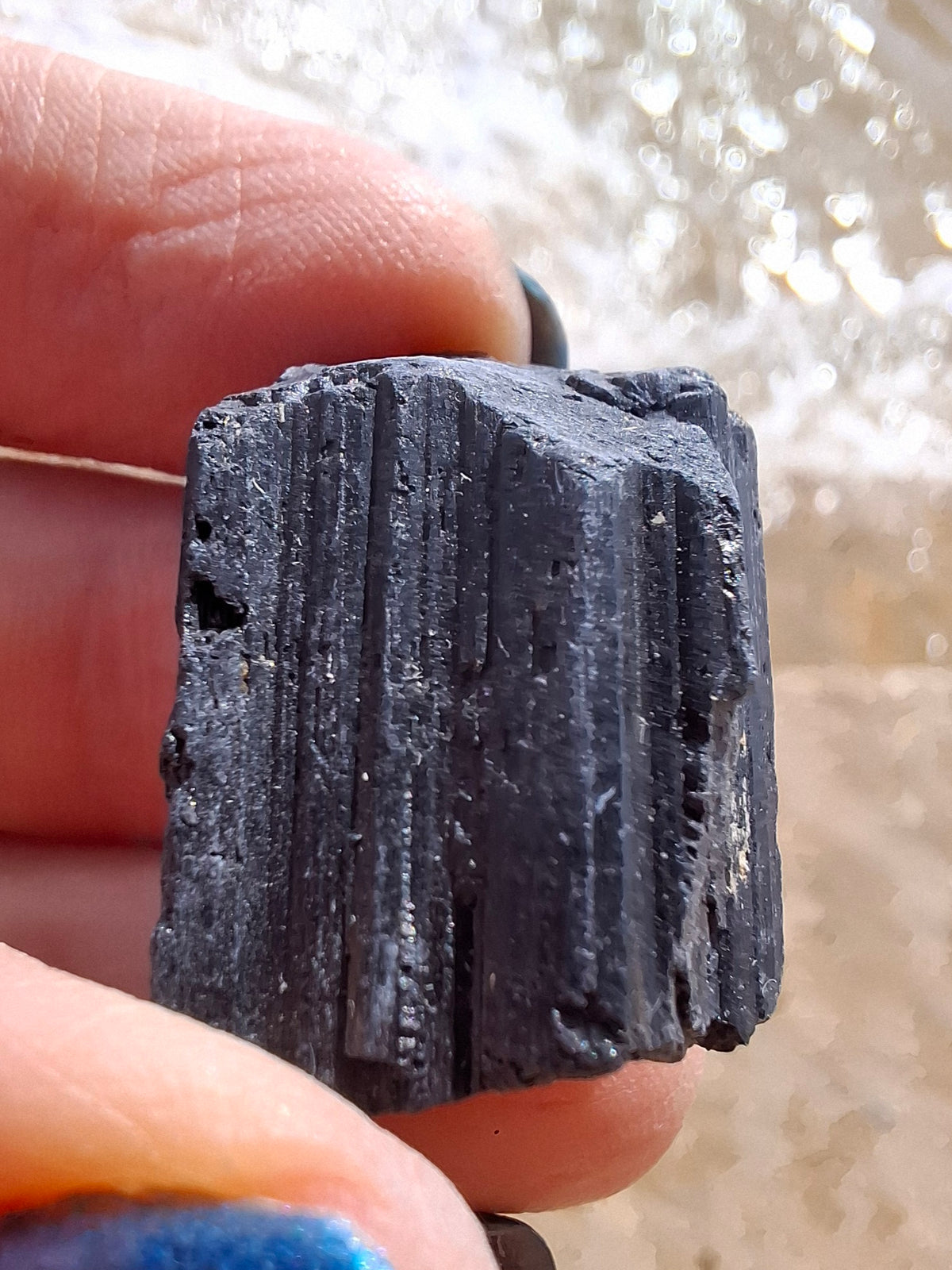 Black Tourmaline RAW, 12.40g, Crystal (Ref: RBT2)