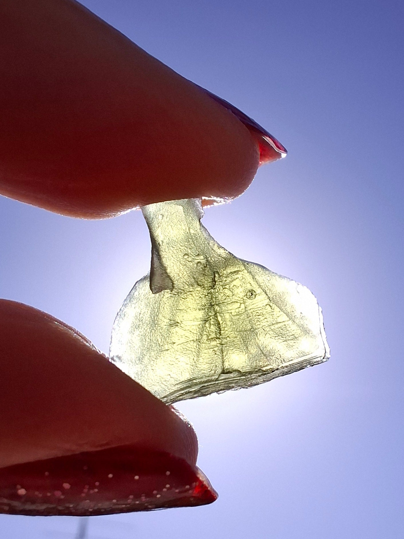 Moldavite Piece, 1.68g, Tektite (Ref: 1468)