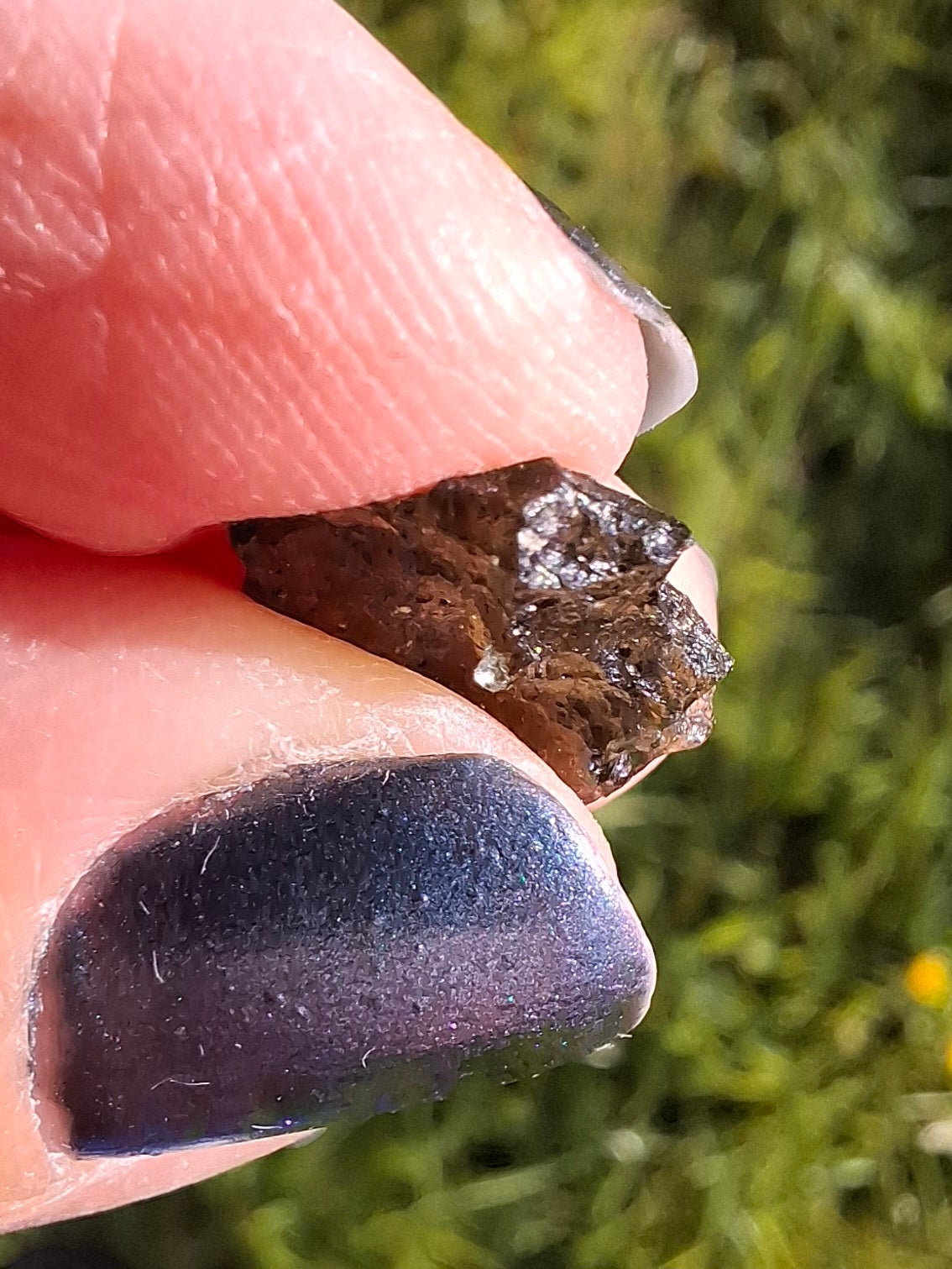 Moldavite Piece, 0.65g, Tektite (Ref: 1382)
