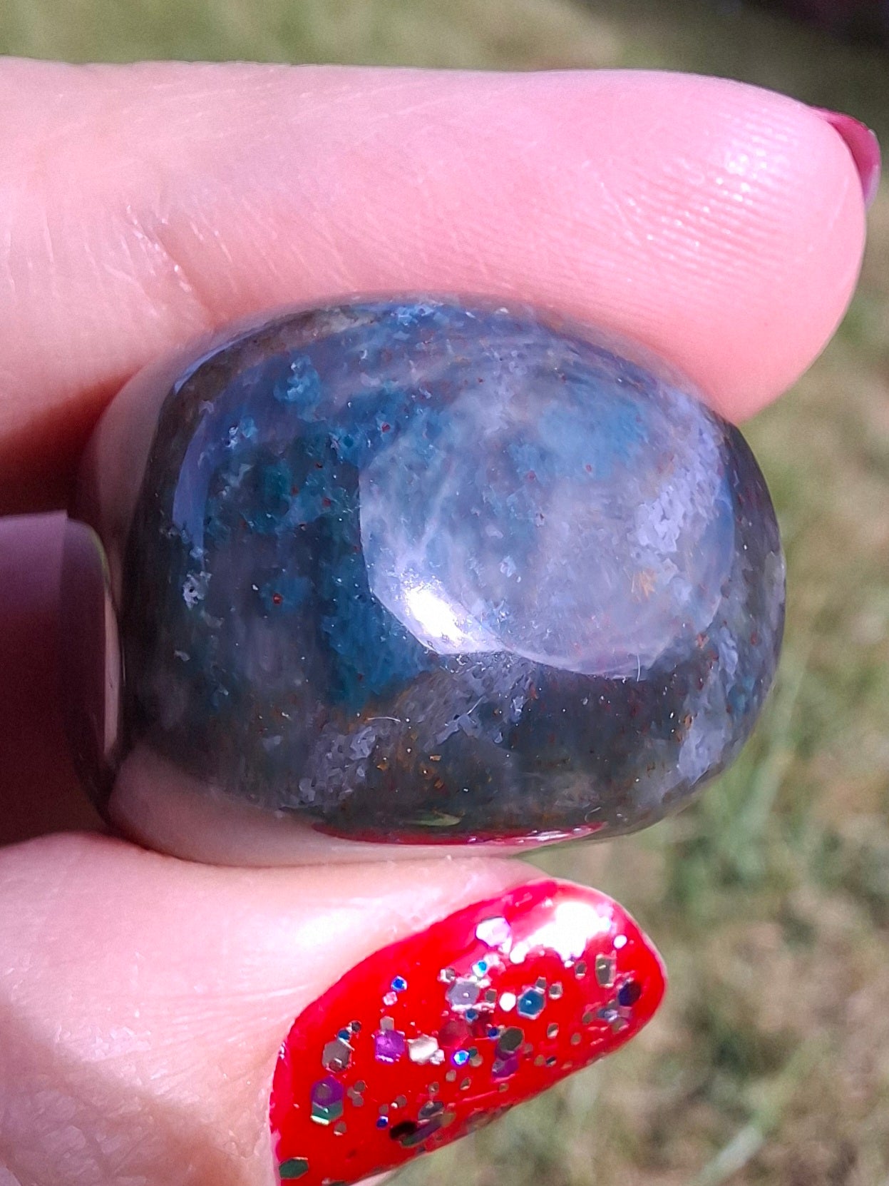 Ocean Jasper, Tumble Stone, Crystal (Ref: T202)