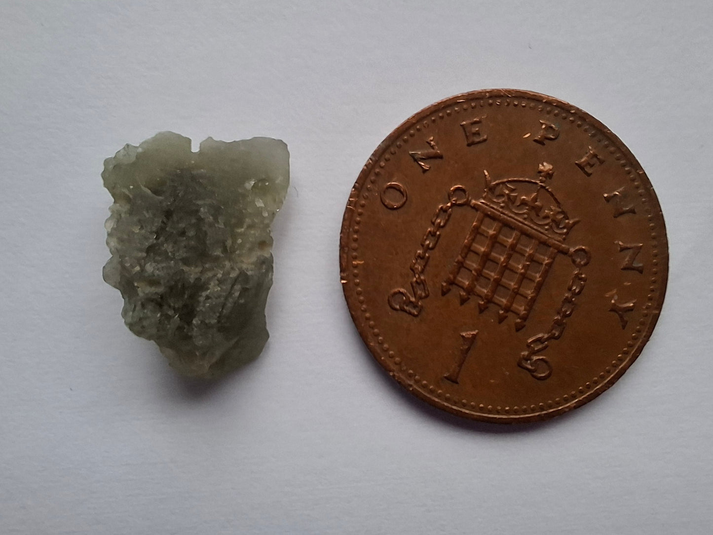 Moldavite Piece, 0.78g, Tektite (Ref: 1451)