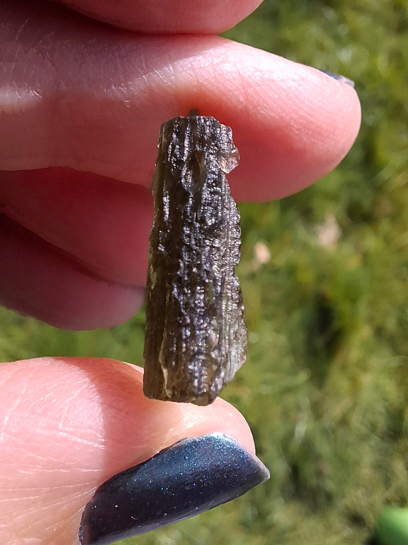 Moldavite Piece, 1.07g, Tektite (Ref: 1394)