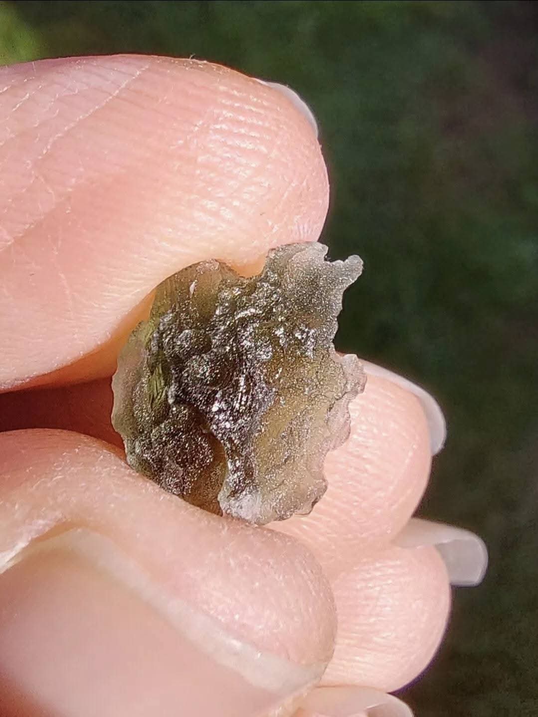Moldavite Piece, 0.63g, Tektite (Ref: E254)