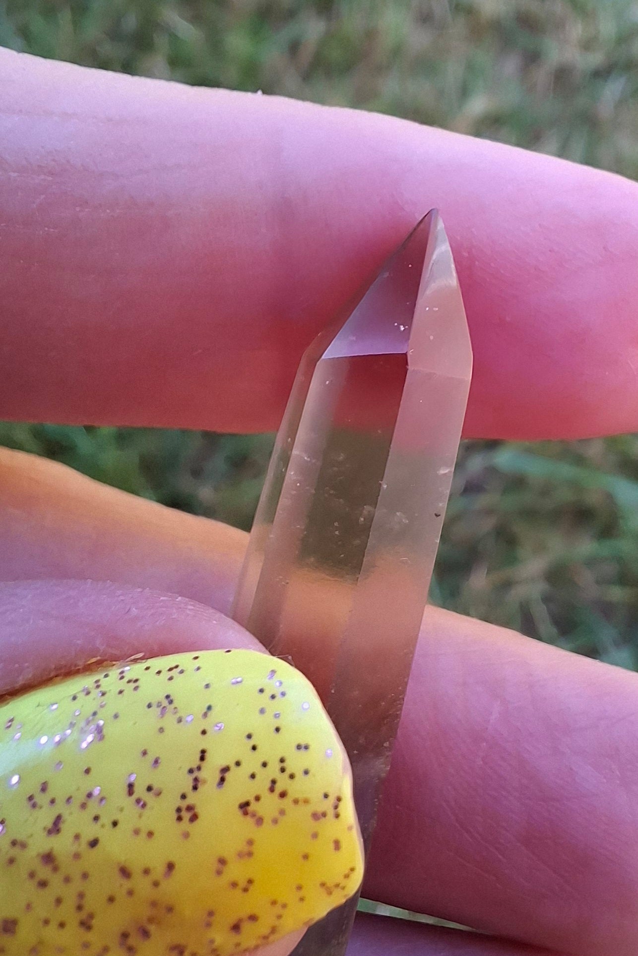 Libyan Desert Glass DT Carving, 4.71g, Tektite (Ref: LDT9)