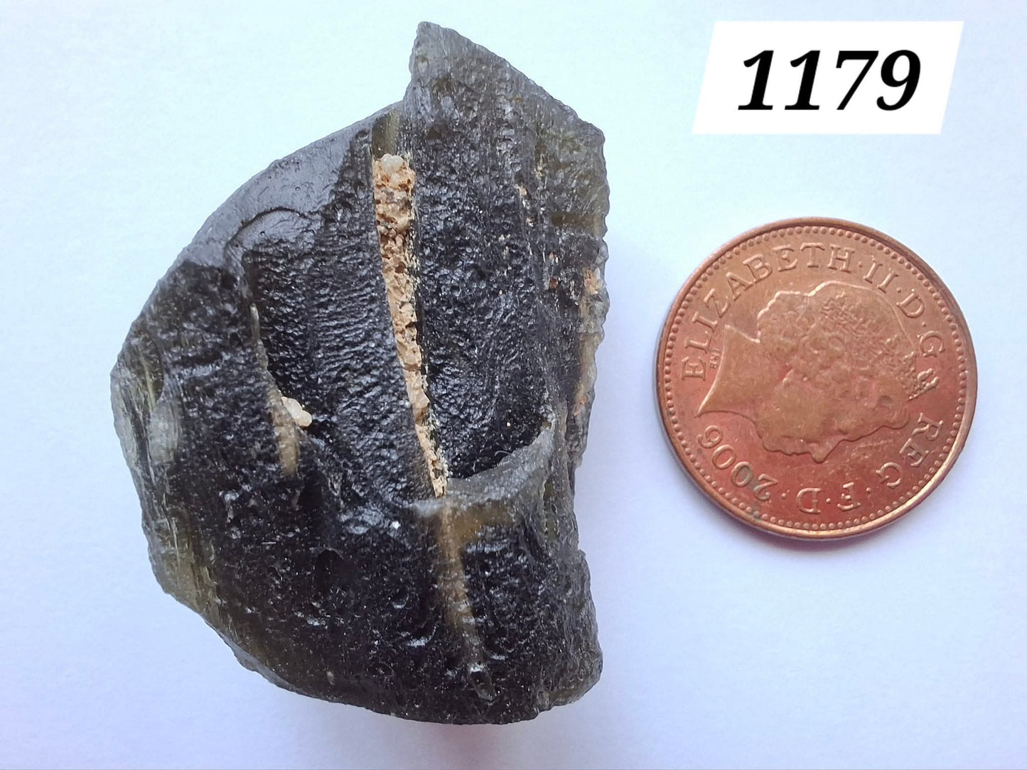 Moldavite Piece, JAKULE, 16.07g, Tektite (Ref: 1179)