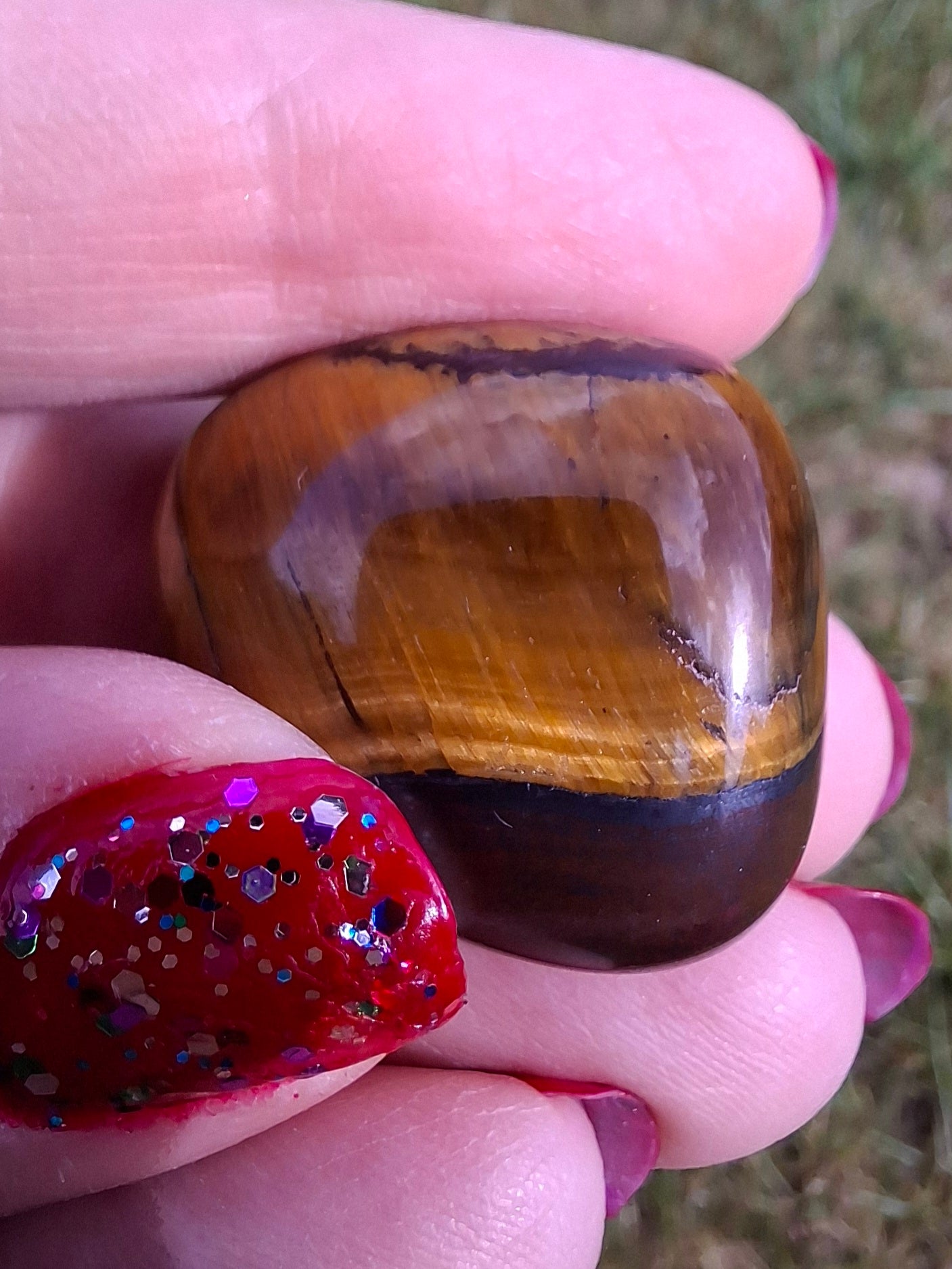 Tigers Eye, Tumble Stone, Crystal (Ref: T135)