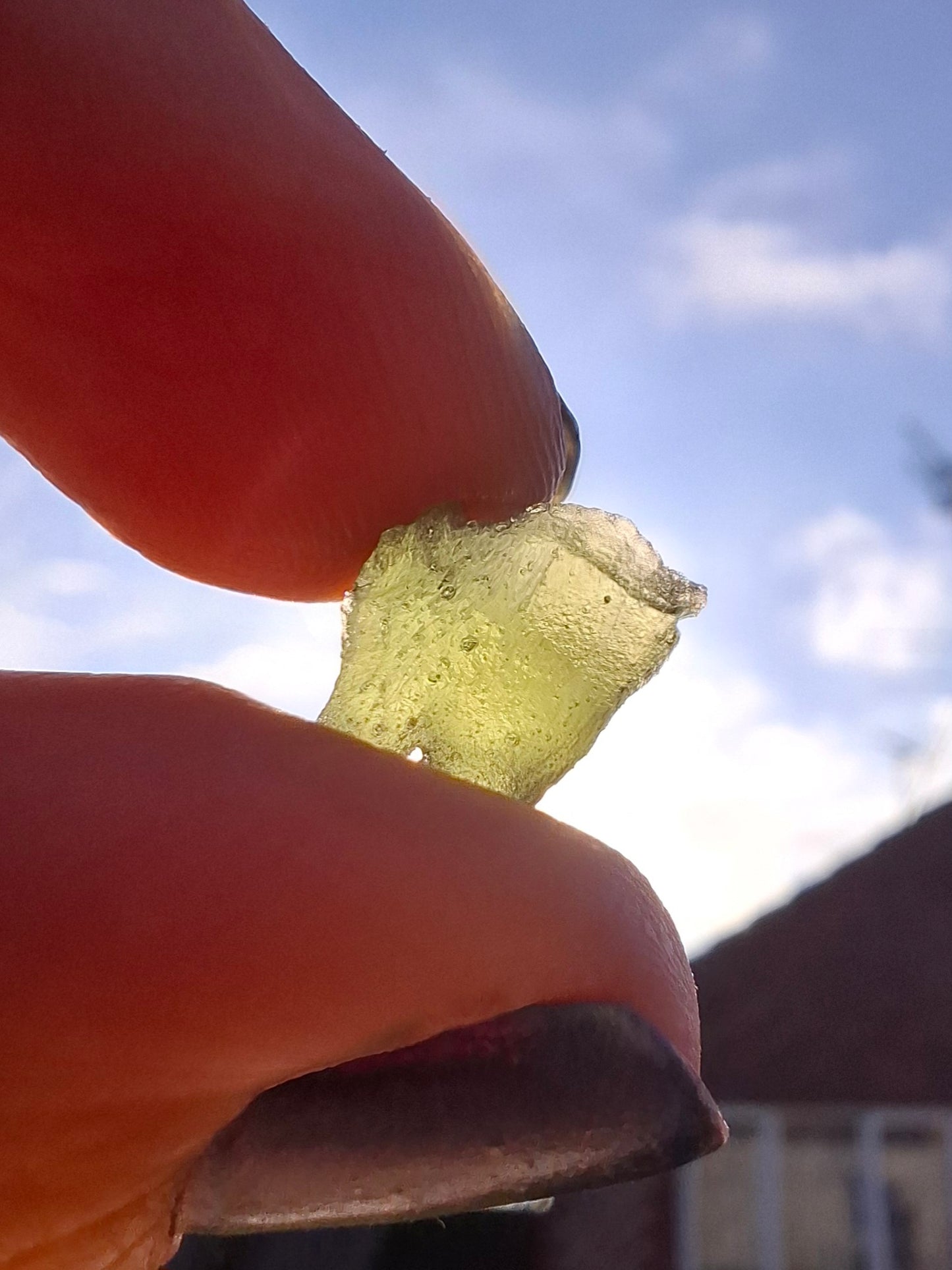 Moldavite Piece, 1.00g, Tektite (Ref: 1398)