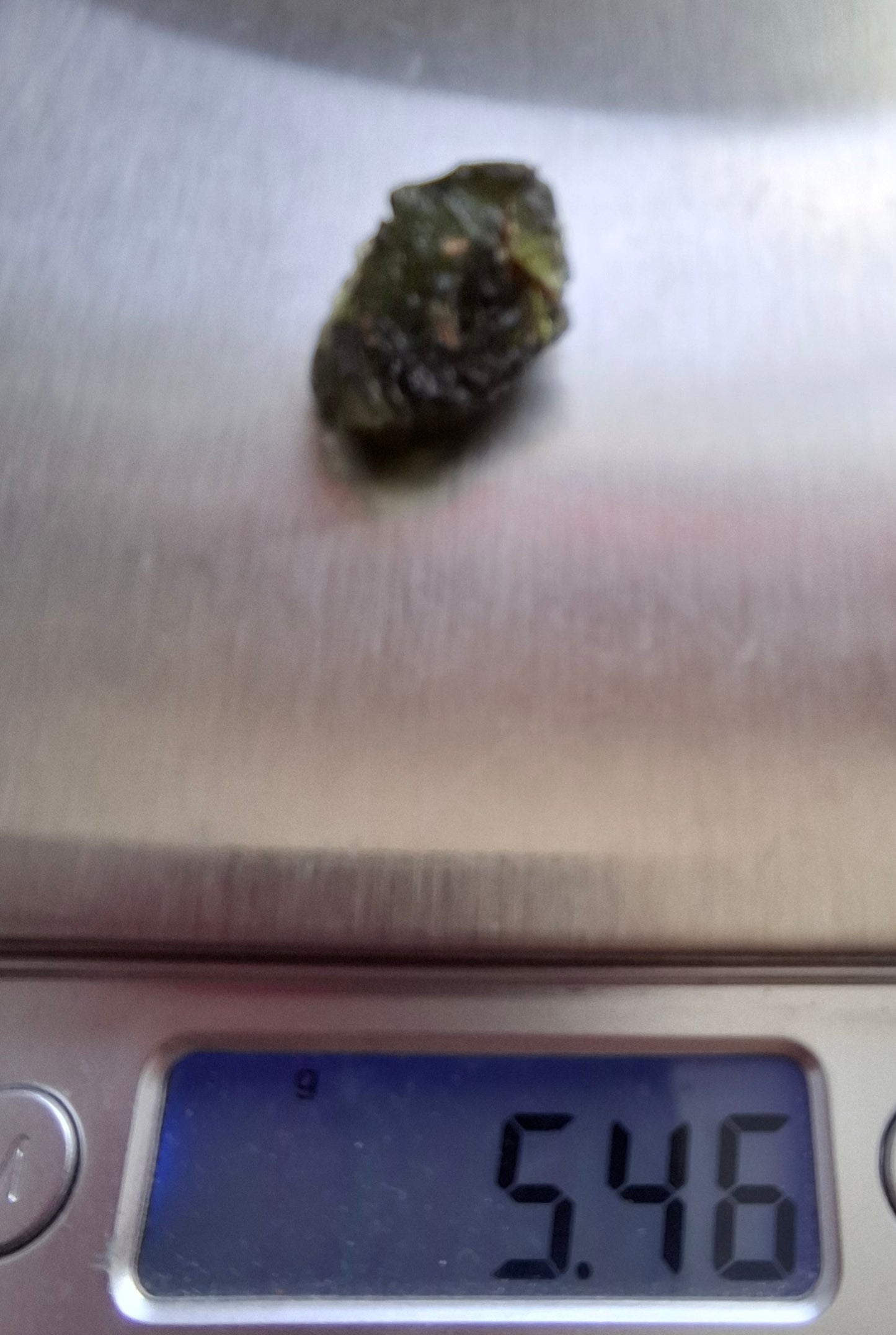 Moldavite Piece, NESMEN, 5.46g, Tektite (Ref: 1373)