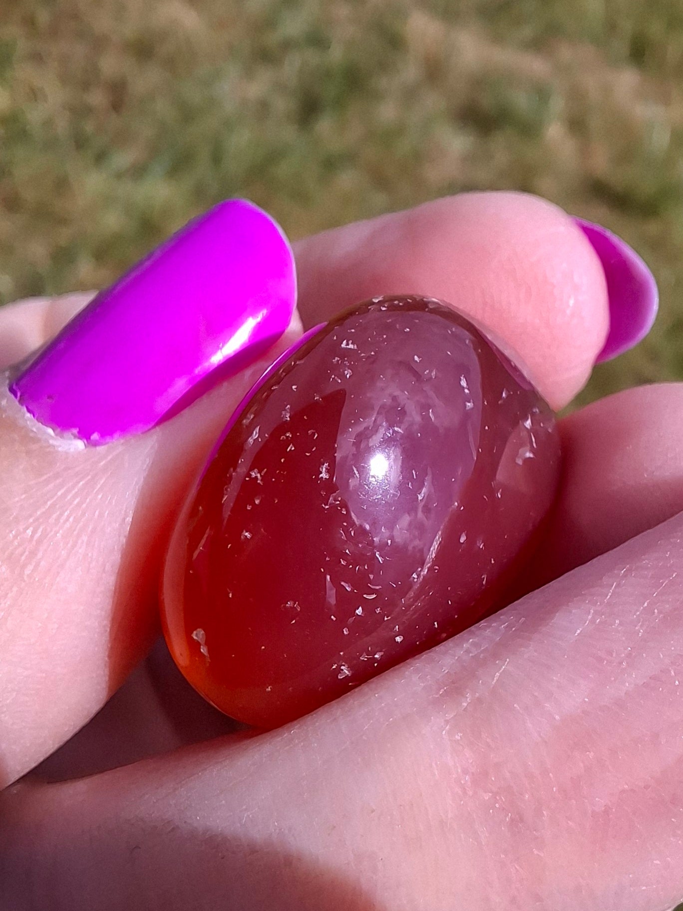 Carnelian, Tumble Stone, Crystal (Ref: T61)